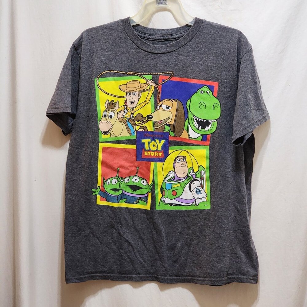 Disney Pixar Toy Story Woody Buzz Lightyear Slinky Dog Rex Aliens T-Shirt Boy M